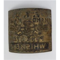 Canadian Whiskey Barrel Label Printing Plate