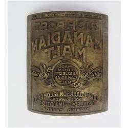 Richport Candian Malt Whiskey Label Printing Plate