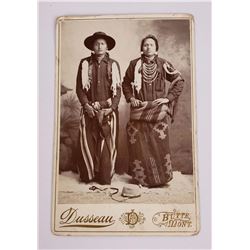 Butte Montana Piegan Indian Cabinet Card Photo