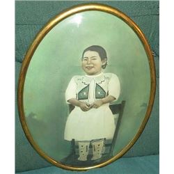 Crow Indian Child Beaded Vest Colored Photo