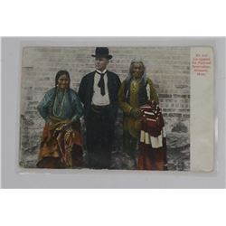 Montana Flathead Indian Reservation Post Card