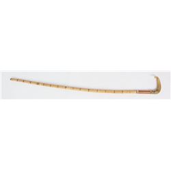 Victorian Chinese Horn Handled Bamboo Cane