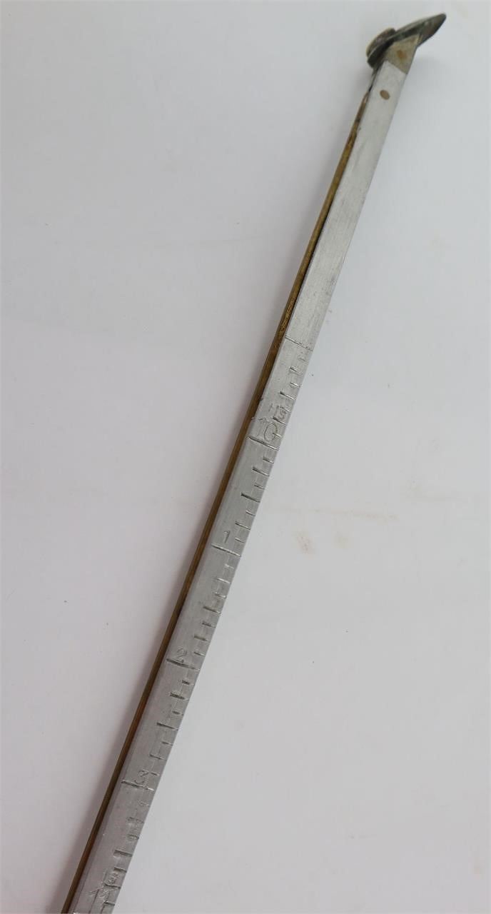 Antique Frontier Mechanical Horse Measuring Cane