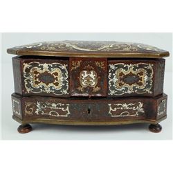 Mughal Ottoman Dynasty Miniature Chest Jewelry Box