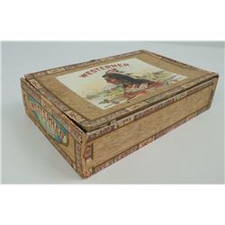 Saloon Indian Punchboard Cigar Box Gambling Game