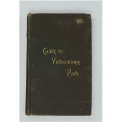Guide to Yellowstone Park Haynes 1890 Montana
