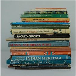 Lot of 23 Indian Native American Books Guides