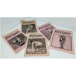 Lot of The National Police Gazette Magazine Risque