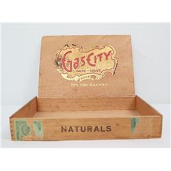 D.F. Hall's Gas City Cigar Box Havre Montana