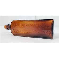 J.D. Eastman Deer Lodge Montana Bitters Bottle