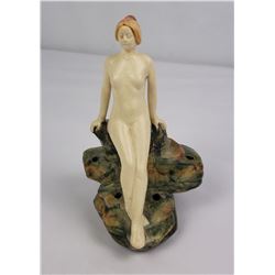 Weller Pottery Muskota Nude Flower Frog
