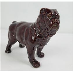 Red Wing Stoneware Pottery Bull Dog Figurine