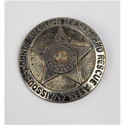 Obsolete Missoula Montana Special Police Badge