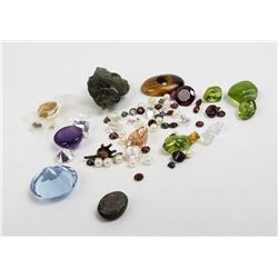 Large Lot of Gemstones Recovered From Jewelry