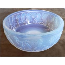 Sabino France Art Glass Bowl Opalescent