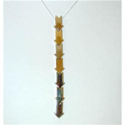 1124 ENIGMA "Gianni Bulgari" 18K 2 Tone Gold Pendant