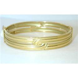 3342 CHAUMET 18k Gold Bangle