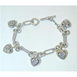 2730 DAVID YURMAN Silver/18k Gold Bracelet