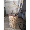 Image 1 : VINTAGE BIRD CAGE ON A LICHTENBERG FRACTAL BURNT