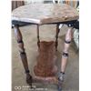 Image 2 : ARTICULATED WALNUT ENTRY TABLE 31" X 17" X 27"MADE