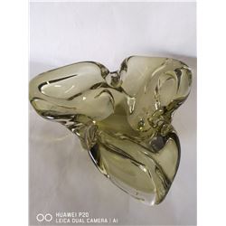 MID CENTURY MODERN SIGNED CHALET GLASS.