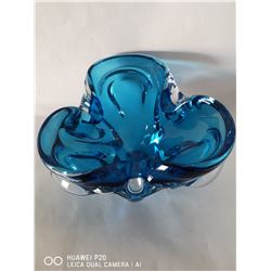 MID CENTURY MODERN SIGNED CHALET GLASS.