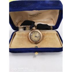ANTIQUE 1850 MAURAN GOLD FILLED PENDANT WATCH.