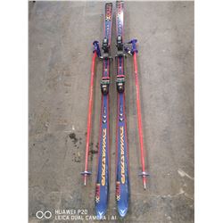 PAIR OF DYNASTAR MAX CUT RACING SKIS 190CM WITH