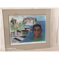 SIGNED DOUG CAPOGRECO 1991 EDMONTON ESKIMOS