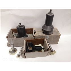 LOT OF 6 LOG FURNITURE BUILDING TOOLS