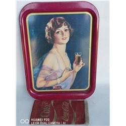 COCA-COLA SERVING TRAY AND COCA-COLA PATCH