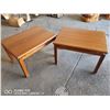 Image 1 : PAIR OF MID CENTURY MODERN TEAK END TABLES 30" X