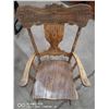 Image 1 : ANTIQUE WOOD ROCKING CHAIR 39" TALL