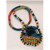 Image 1 : HAND BEADED FLYING STONE SINGERS NATIVE NECKLACE