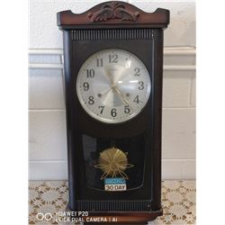 VINTAGE SEIKO 30 DAY WALL CLOCK KOREAN MADE