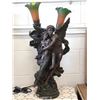 Image 1 : BRONZED ANGEL'S LAMP 26" TALL