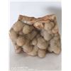 Image 1 : LARGE BEIGE AND PINK COLOURED CRYSTAL GEODE