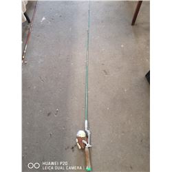 VINTAGE 67" HIAWATHA FISHING ROD