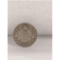 1913 CANADIAN 10 CENT PIECE