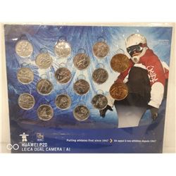 VANCOUVER 2010 WINTER GAMES 17 COIN COLLECTION