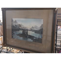 JASPERS FAMOUS  "SPIRIT ISLAND" PRINT FRAMED.