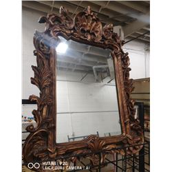 DECORATIVE FRAMED MIRROR 43" X 30"