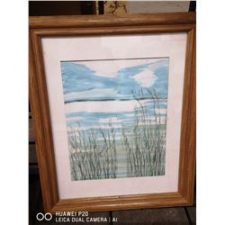 SIGNED AND FRAMED WATERCOLOUR