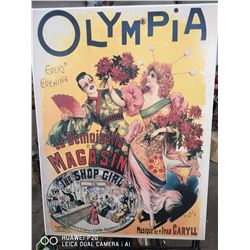 VINTAGE OLYMPIA LA DEMOISELLE DE MAGASIN PRINT O
