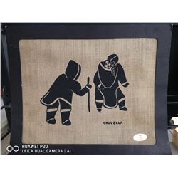 HOLMAN "OHOVELUK" ART PIECE HAND MADE BY NATIVES