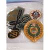 Image 1 : LOT OF 4 VINTAGE BADGES INCL. EDMONTON ESKIMOS