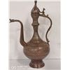 Image 1 : ANTIQUE 17" TALL COPPER JUG