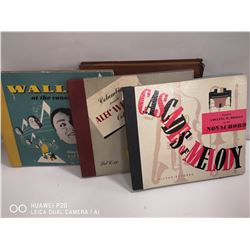 LOT OF 4 VINTAGE JAZZ RECORD BINDERS. INCL. ALEC