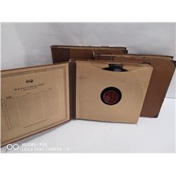 LOT OF 3 VINTAGE JAZZ RECORD BINDERS. INCL. BOSTON