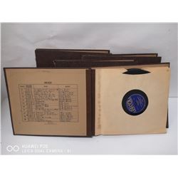 LOT OF 4 VINTAGE JAZZ RECORD BINDERS. INCL. NELSON